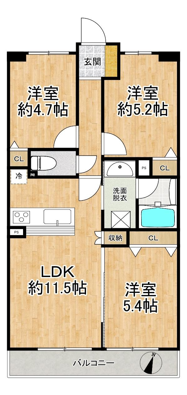 メロディーハイム香里園の間取り|間取り図はいかがですか？ご希望を叶える間取りですか？リビングの広さは？水回りの位置は？カウンターキッチン？など色々な情報が集約されています。弊社ではリフォームなどのご相談も承っております。