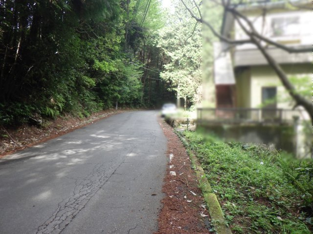 伊豆エメラルドタウン㉜の前面道路含む現地写真