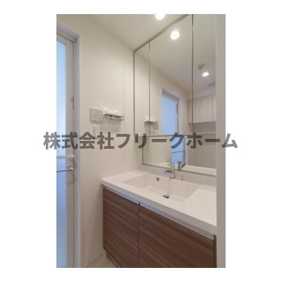 武蔵野市中町２丁目の賃貸マンションの洗面所