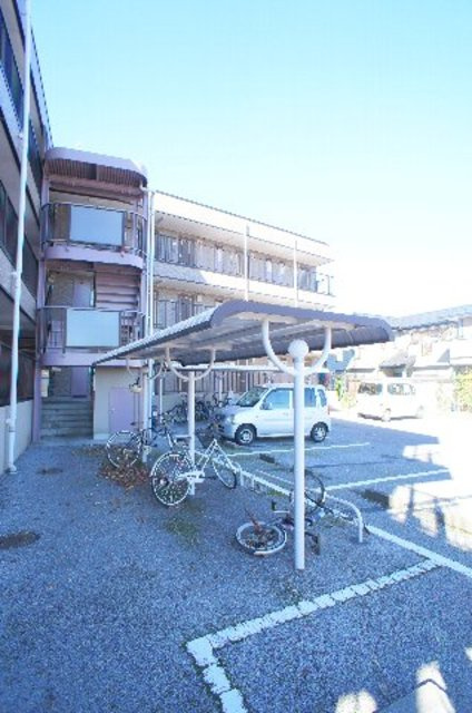 メイプルのその他共用部分|自転車置き場もあります