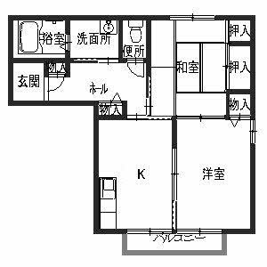 バウソリオＣの間取り
