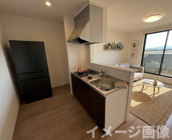 EXCEL長田Bのキッチン|※室内画像は別号室のもの