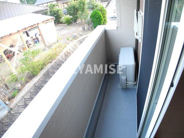 エクセレントⅡ　Ｂのバルコニー|※室内画像は類似物件のもの