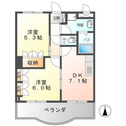 ペティハウスＳｅｌｅｎｅの間取り|間取図