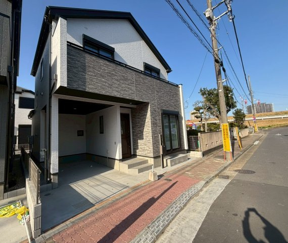 江戸川区東小岩１丁目　新築戸建L号棟の前面道路含む現地写真|2026年3月1日撮影