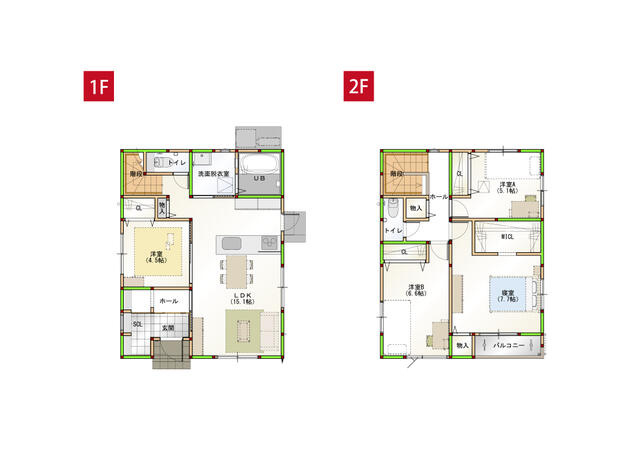 【間取り】 | （商談中）新築住宅　高知市鴨部⑨