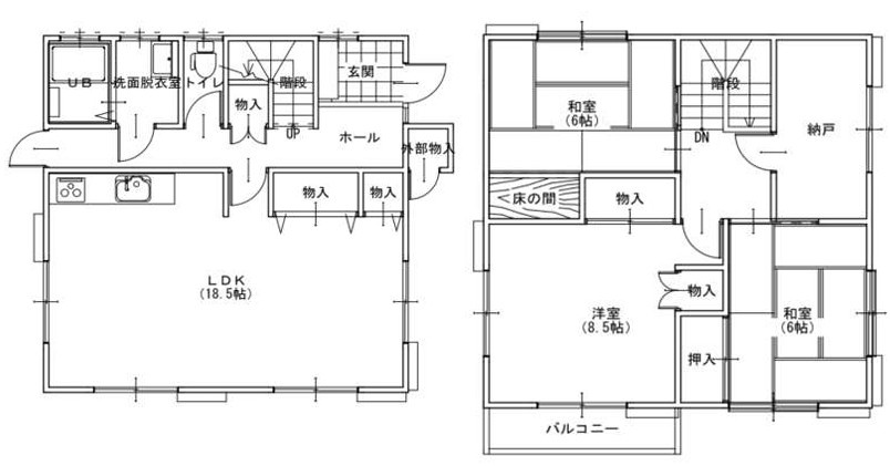 熊谷市冑山1期　中古戸建の間取り|図面と現況が異なる場合、現況を優先とします。