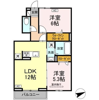 【間取り】 | サニーコート木之庄 | 2LDK