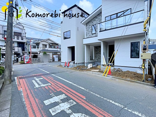 さいたま市大宮区土手町　5期　新築一戸建て　KEIAI GRACE　04の前面道路含む現地写真|前面道路含む現地写真です