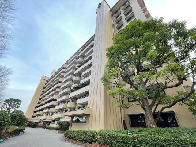 多摩川ハイム１号棟の外観