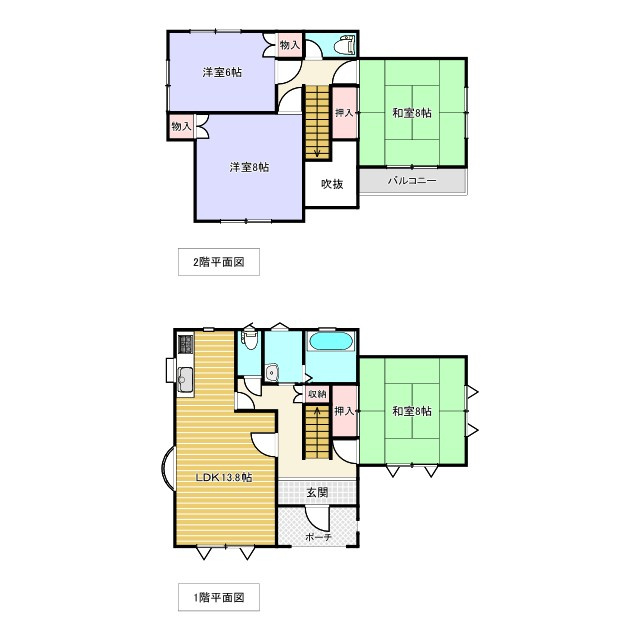 佐波郡玉村町大字五料の間取り|1号棟