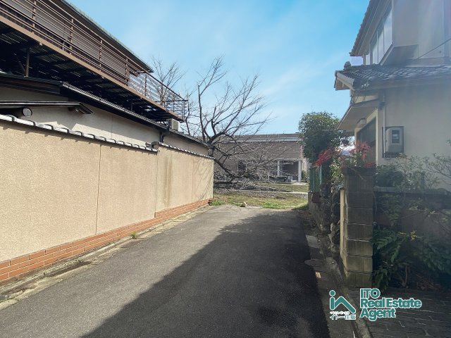 下鴨蓼倉町 中古戸建の前面道路含む現地写真