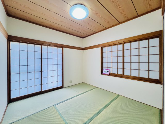 桐生市新里町山上の和室|玄関横の和室は、急な来客にも対応できます。