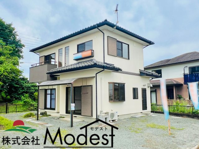 桐生市新里町山上の外観|土日祝日はもちろん、お仕事終わり等夜遅くの見学も可能になりますのでぜひお気軽にお問い合わせ下さい♪
