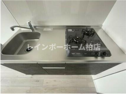 特典：仲介手数料が無料です!!のキッチン|２口ガスコンロです