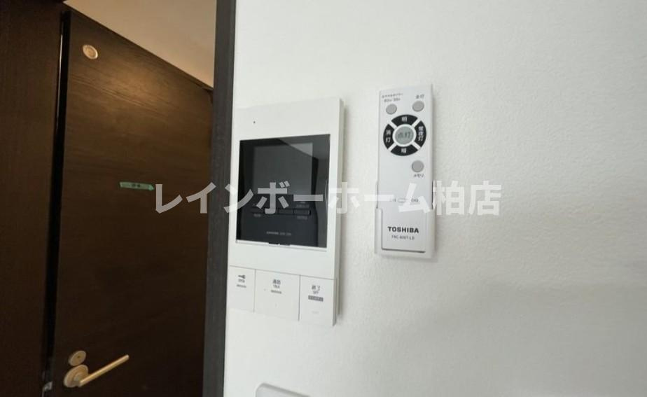 特典：仲介手数料が無料です!!のセキュリティ|モニター付きインターホンです