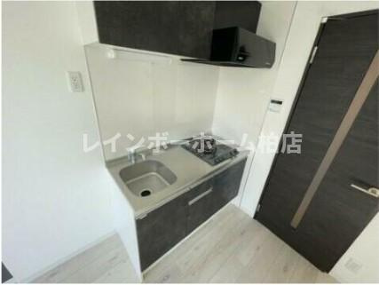 特典：仲介手数料が無料です!!のキッチン|コンパクトなキッチンで掃除もラクラク