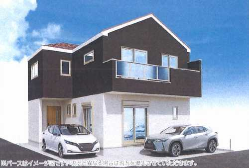 相模原市南区大野台8期　新築戸建全1棟の外観パース