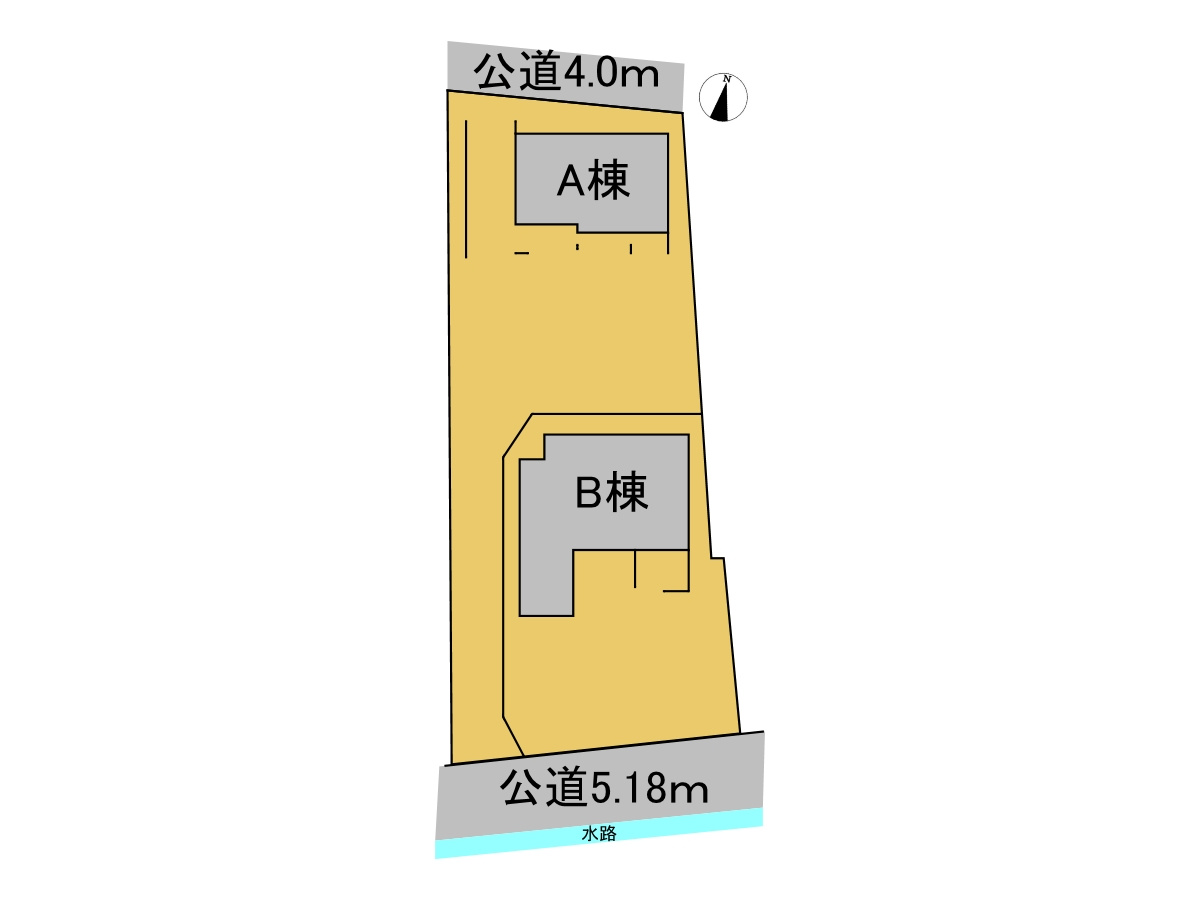 新築戸建　大垣市長松町　全2区画分譲の区画図|■区画図
■YAMADA電機の　ヤマダ不動産　株式会社リライフ　
いつでもお問合わせ下さい。