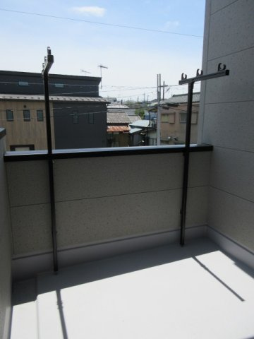 【仲介手数料無料】新築戸建　深谷市田所町5-8（全2棟）のバルコニー
