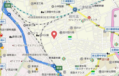 【地図】 | 大阪WESTレジデンスⅡ