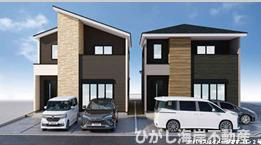 平塚市御殿４丁目　新築戸建　全５棟の外観パース|イメージパスですので実際のものと多少異なります　

