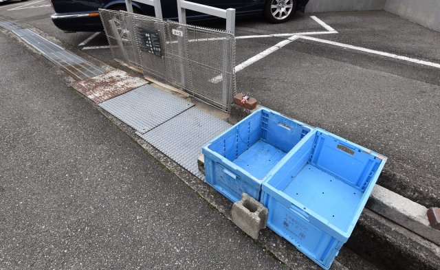 夙川台サンハイツのその他共用部分|ゴミ置き場。