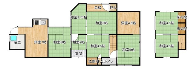 【間取り】 | 柳井・神代