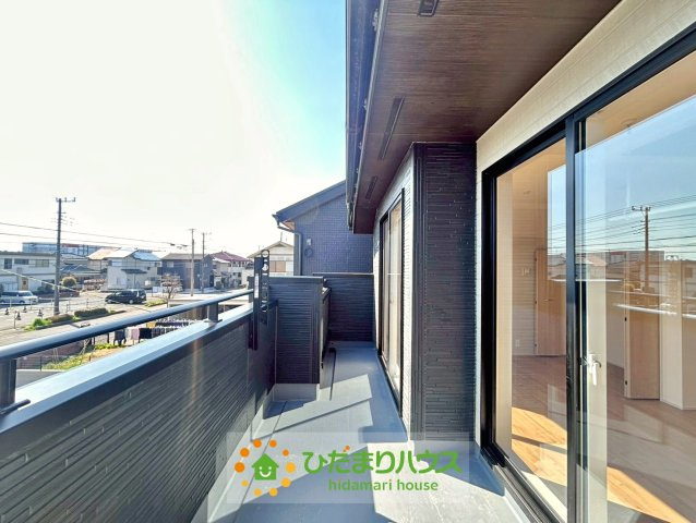 加須市花崎4丁目　新築一戸建て　02のバルコニー