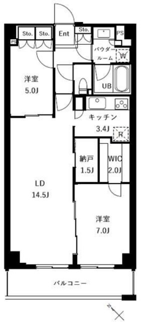 ザ・ケンジントン・レジデンスときわ台の間取り