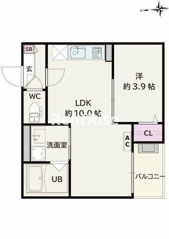 Jack kamiyamaⅠの間取り