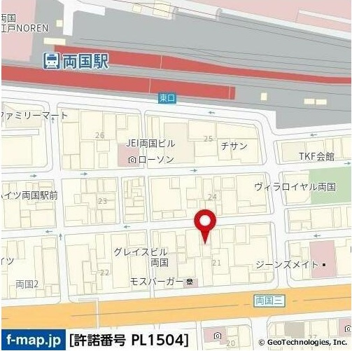 トレス両国の地図