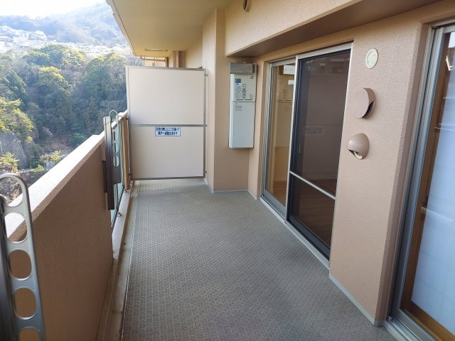 サンフル宝塚シティブレスのバルコニー