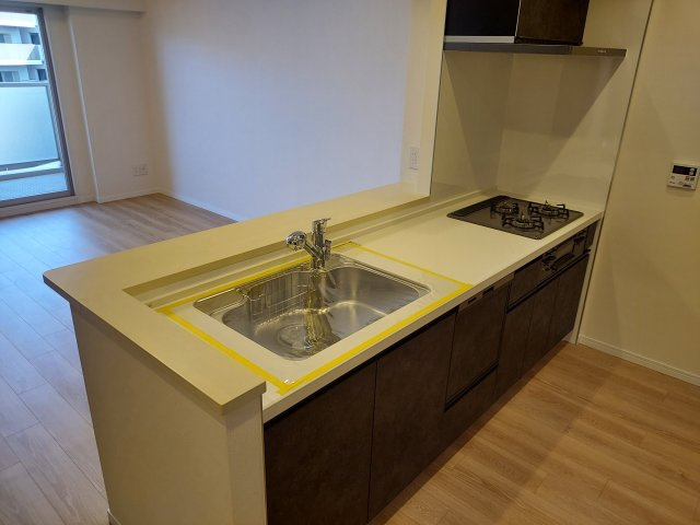 サンフル宝塚シティブレスのキッチン|食洗機付きシステムキッチン