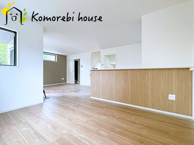 上尾市二ツ宮　1期　新築一戸建て　01の居間・リビング|26.5.8撮影済み