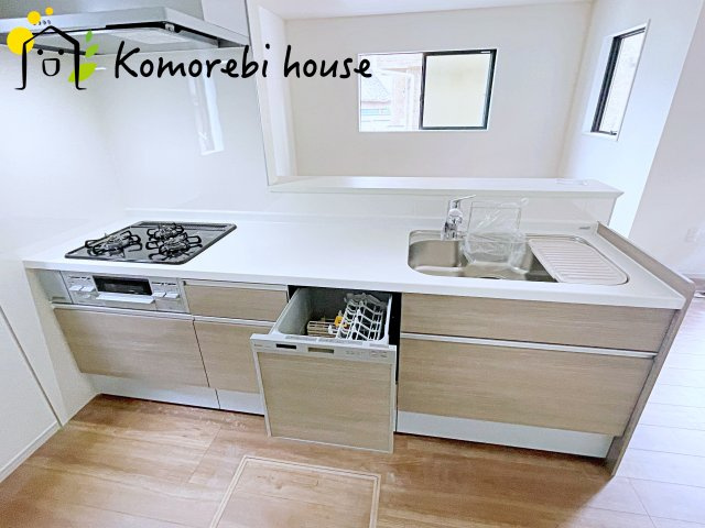 上尾市二ツ宮　1期　新築一戸建て　01のキッチン|26.5.8撮影済み