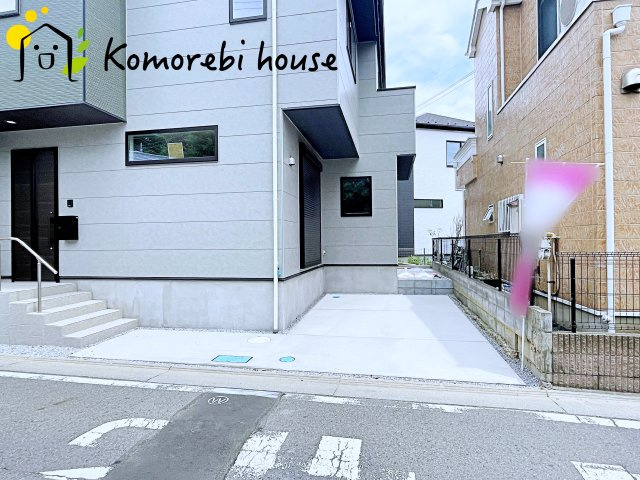 上尾市二ツ宮　1期　新築一戸建て　01の駐車場|26.6.6　撮影済み