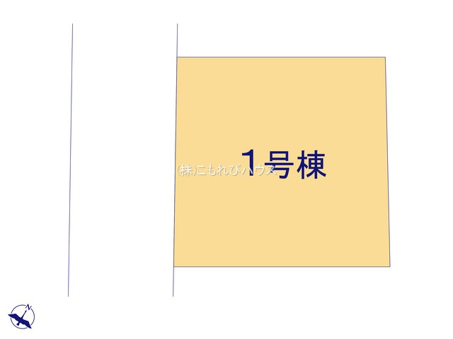 上尾市二ツ宮　1期　新築一戸建て　01の区画図|1号棟