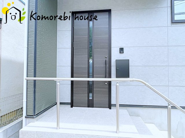 上尾市二ツ宮　1期　新築一戸建て　01の玄関|26.6.6　撮影済み