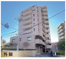 【外観】 | コスモ大島グランコート | 外観は落ち着いています