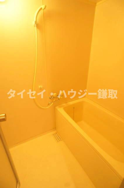 ルミエール若葉の浴室|追い焚き給湯に変わります。