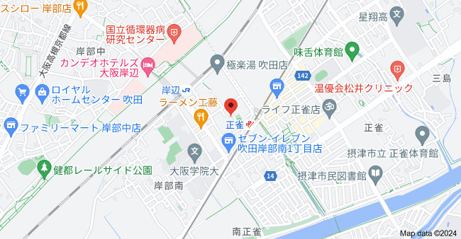 レガーロハイム5番館の地図
