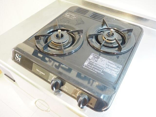 ルーブル旗の台弐番館のキッチン|ガスコンロ 