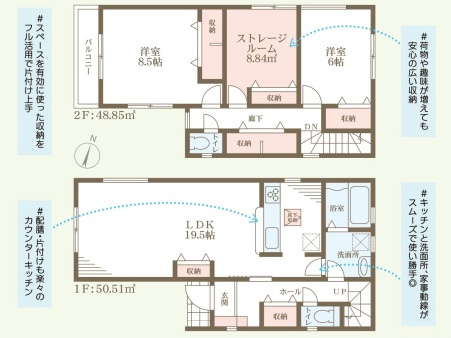 リーブルガーデン岸和田市八幡町2期の間取り