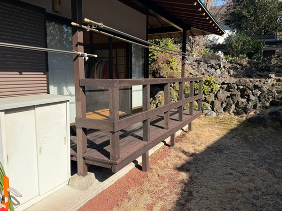 【バルコニー】 | 殖産浮山温泉郷　戸建
