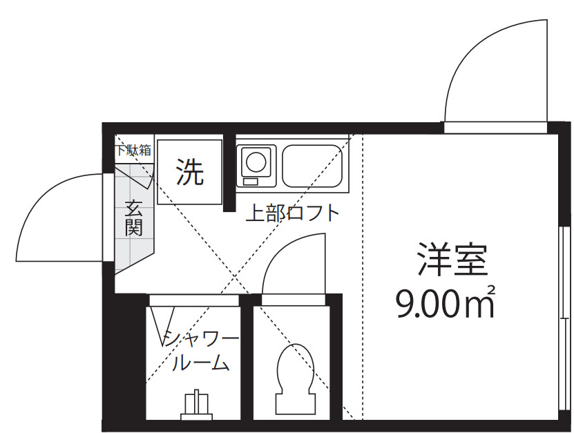 カーサローズの間取り