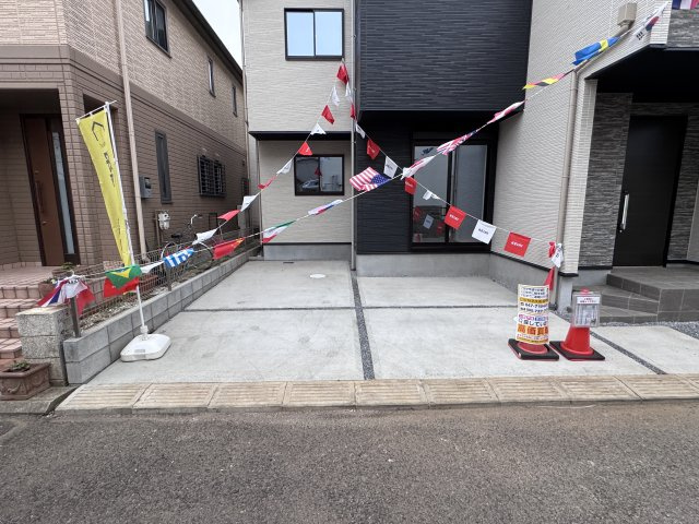 柏市松ケ崎新築戸建（松ケ崎９期）の駐車場|駐車スペース・並列2台駐車可