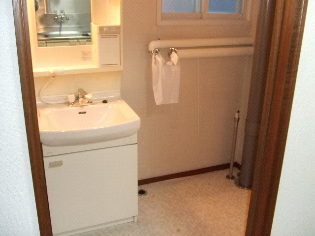 コーポしあわせの洗面所