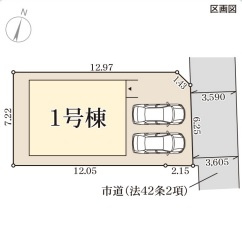 リーブルガーデン和泉市東阪本町3期の区画図