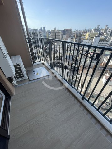 Luxe玉造南のバルコニー|Luxe玉造南　バルコニー